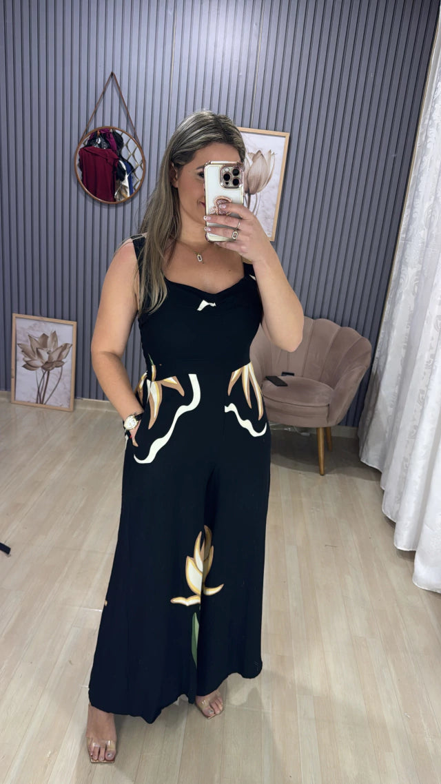 Macacão pantalona Maju