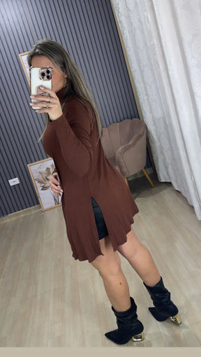 Conjunto croped e cardigan