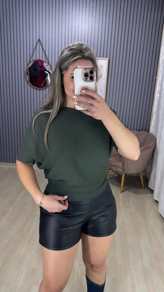 Blusa morcego modal Love