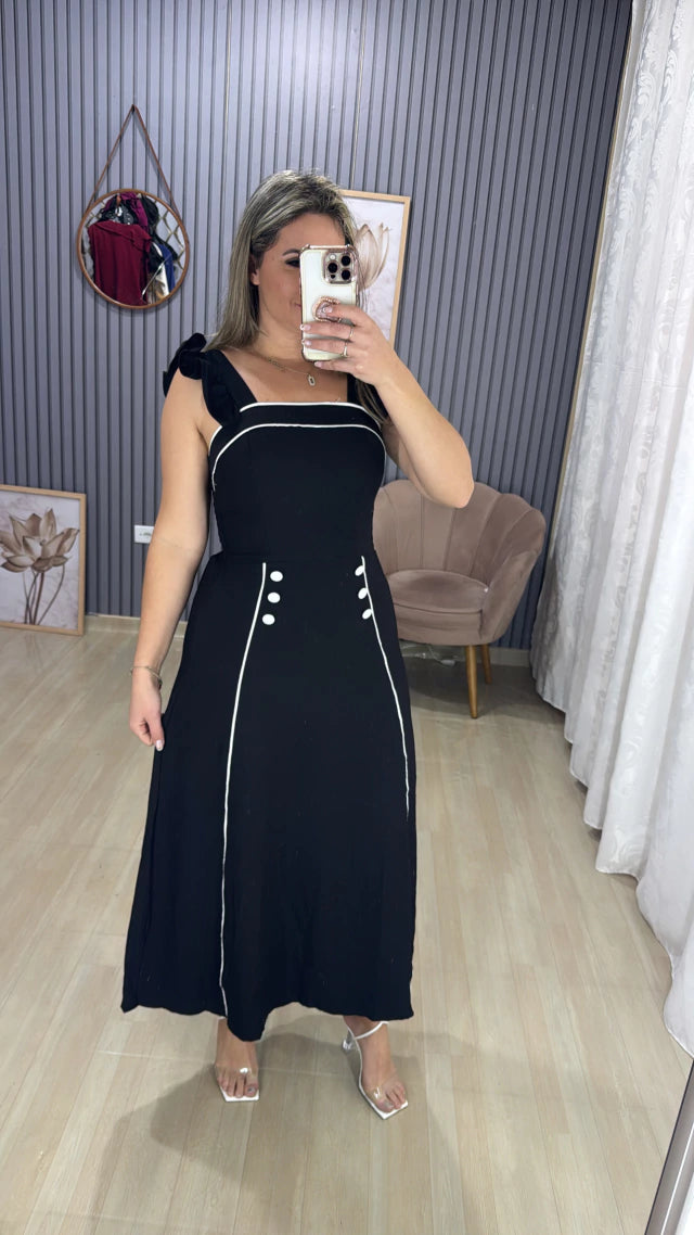 Vestido longo Mabel