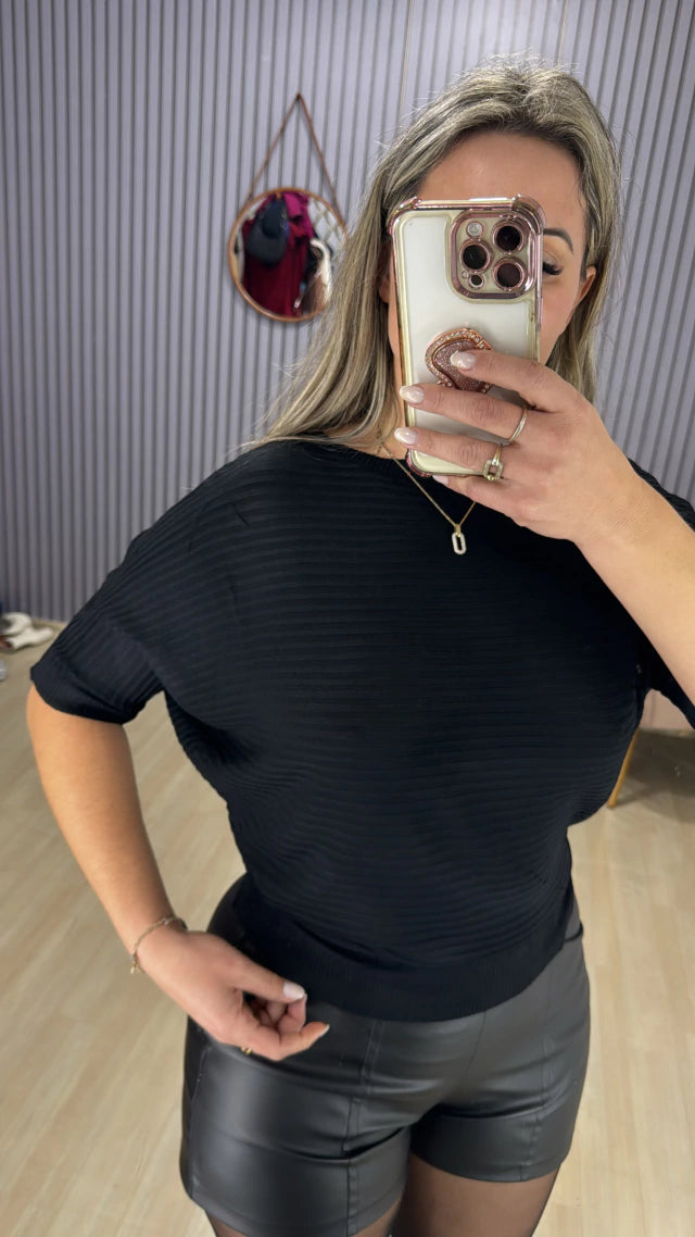 Blusa morcego modal Love