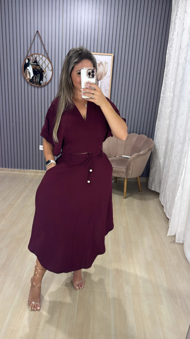 Conjunto saia MIDI Bico