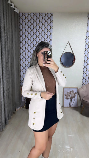 BLAZER ALONGADO