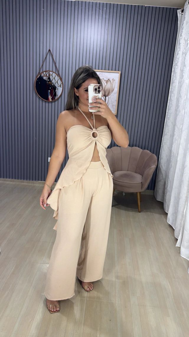 Conjunto Pantalona e Bata