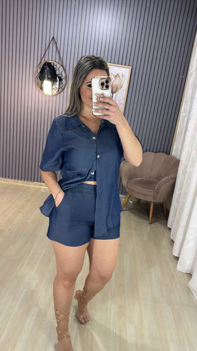 Conjunto 3 Peças Chambray