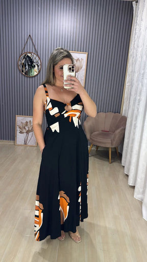 Vestido longo Ariel