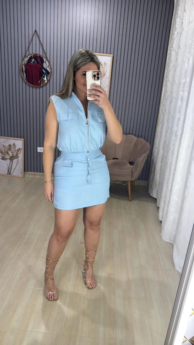 Conjunto saia Karine