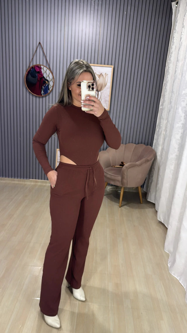 Conjunto calça body