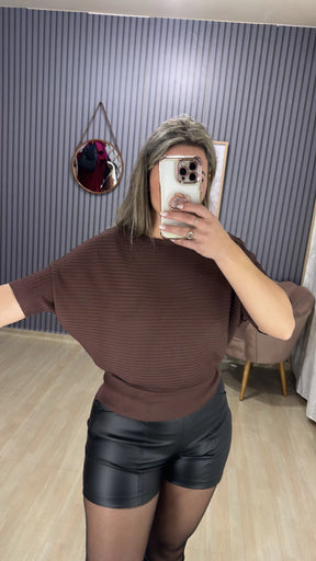 Blusa morcego modal Love